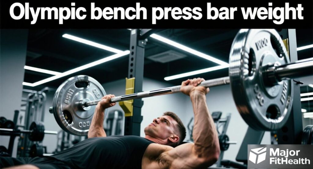Olympic bench press bar weight